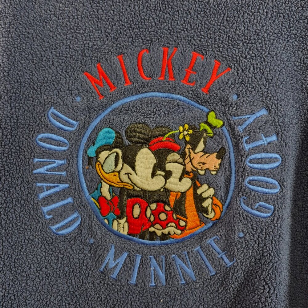 Vintage/Rare Disney Mickey, Minnie, Donald and Goofy Embroidered Sweatshirt 2x 4
